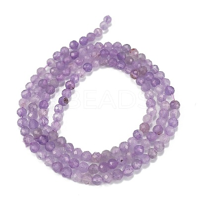 Natural Lavender Amethyst Beads Strands G-C127-A03-04-1
