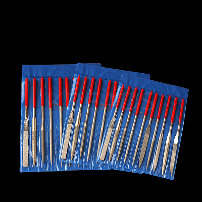10pcs 10 Styles Silicon Carbide Diamond Files Set WOCR-PW0001-314B-1