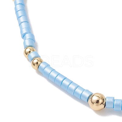 2Pcs Glass Seed Beaded Stretch Bracelets Sets for Women BJEW-MZ00296-02-1