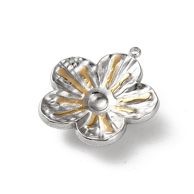304 Stainless Steel Pendant Rhinestones Settings STAS-Z146-01GP-1