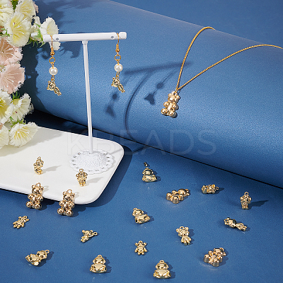 48Pcs 6 Style Rack Plating Alloy Pendants FIND-SC0002-33-1