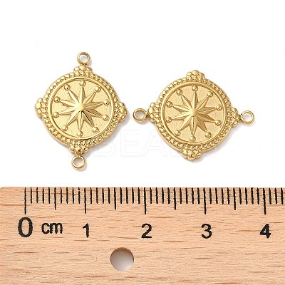 304 Stainless Steel Connector Charms STAS-Q252-35G-1