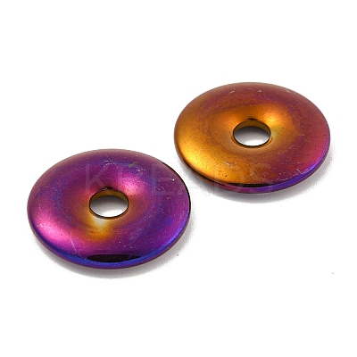 Electroplated Synthetic Non-Magnetic Hematite Pendants G-C136-04F-1