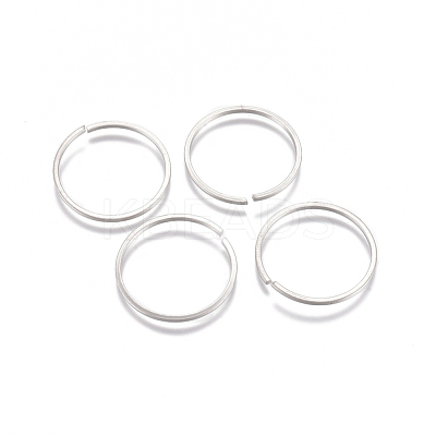 Tarnish Resistant 304 Stainless Steel Open Jump Rings STAS-G225-13P-01-1