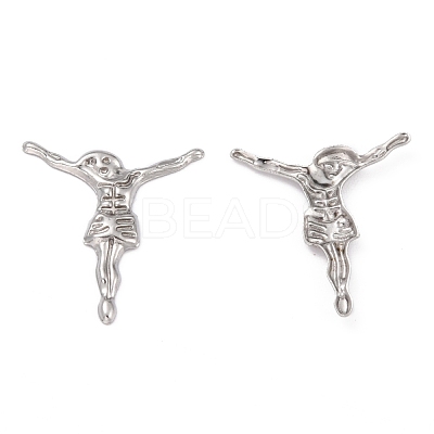 Tarnish Resistant 304 Stainless Steel Cabochons STAS-P282-01B-P-1