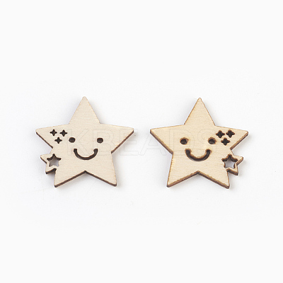 Wood Cabochons WOOD-L007-10-1