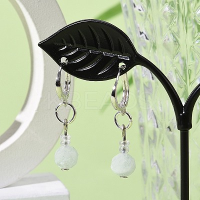 Anti-Tarnish Rhodium Plated 925 Sterling Silver Leverback Earring Findings X-STER-I017-087P-1