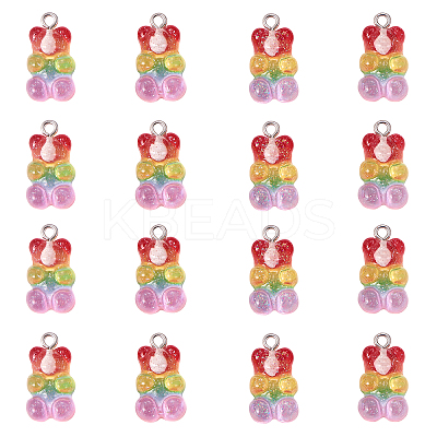 Resin with Gold Foil Pendants RESI-CJC0014-05-1