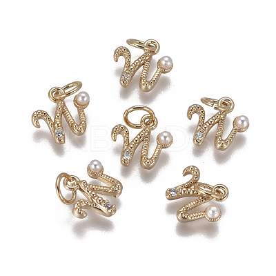Brass Charms KK-L179-08W-G-1