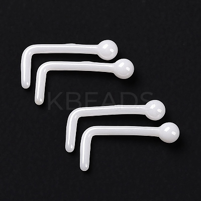 Hypoallergenic Bioceramics Zirconia Ceramic Nose Studs AJEW-Z014-02D-1