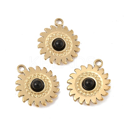 Natural Black Onyx(Dyed & Heated) Pendants STAS-P380-12G-1