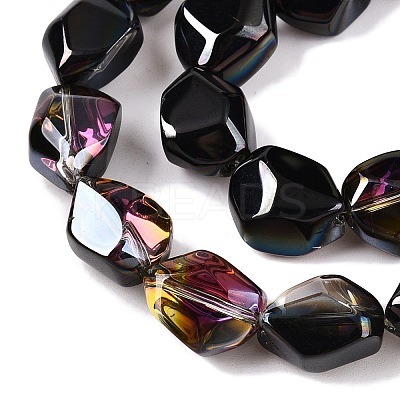 Electroplate Glass Beads Strands EGLA-T021-10K-1