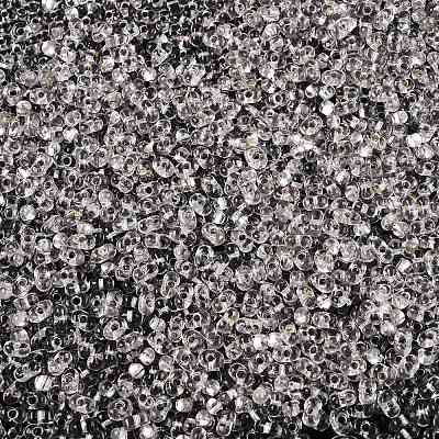 Baking Paint Transparent Glass Seed Beads X-SEED-N006-05A-1