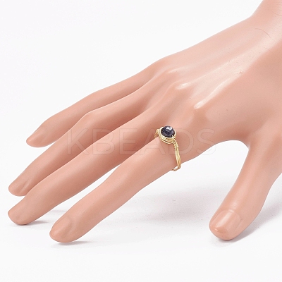 Natural & Synthetic Gemstone Finger Rings RJEW-JR00347-1