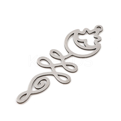 201 Stainless Steel Big Pendants LS-STAS-Z109-07P-1