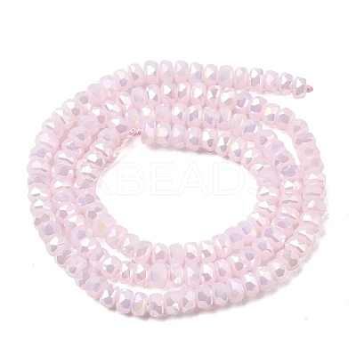 Electroplate Glass Beads Strands GLAA-Q105-03-05-1