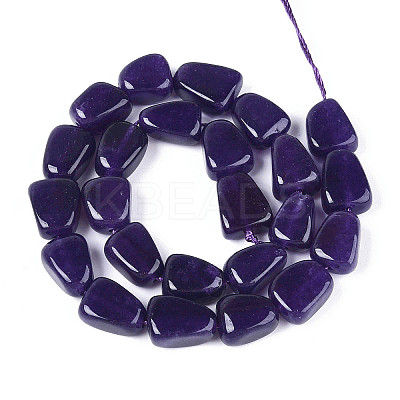 Natural White Jade Beads Strands G-N354-02A-01-1
