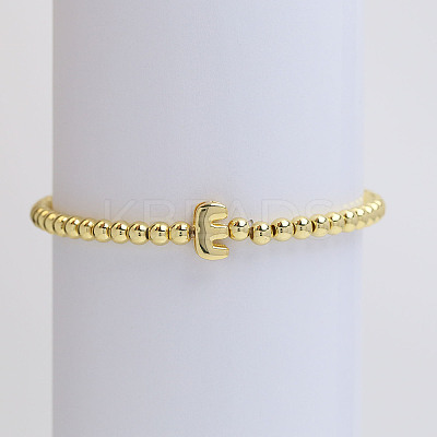 Brass Beaded Stretch Bracelets for Women FS-WG560D0-05-1