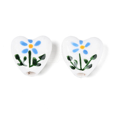Handmade Porcelain Ceramic Beads PORC-T134-28C-1