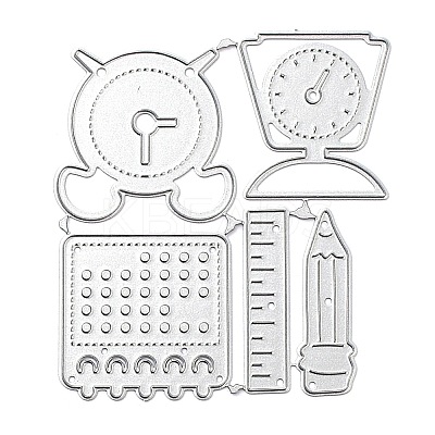 Study Supplies Carbon Steel Cutting Dies Stencils LS-DIY-P076-14-1