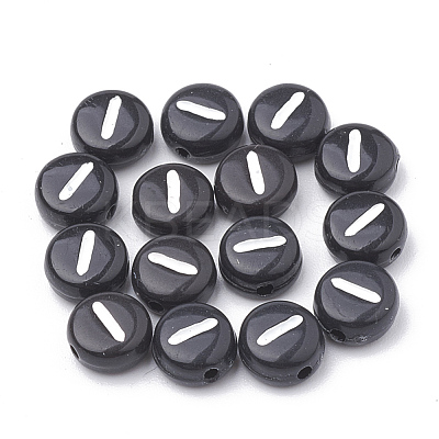 Opaque Acrylic Beads SACR-N002-02I-1