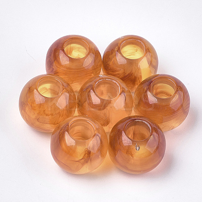 Acrylic Beads OACR-S029-51F-1