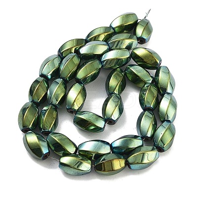 Synthetic Magnetic Hematite Beads Strands G-P545-G01-01H-1