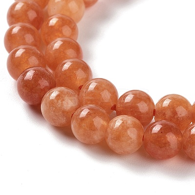 Dyed Natural Malaysia Jade Beads Strands G-G021-02A-12-1
