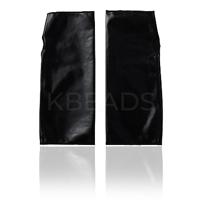 PU Leather Fingerless Gloves AJEW-WH20018-116A-1