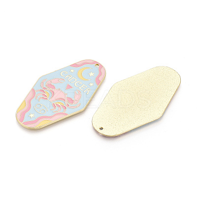 Rack Plating Alloy and Enamel Big Pendants X1-ENAM-T021-29J-1