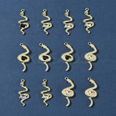 12Pcs 2 Styles Rack Plating Alloy Pendants FIND-FS0003-69-1