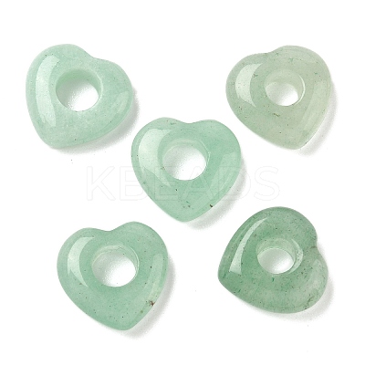 Natural Green Aventurine European Beads G-C252-01K-1