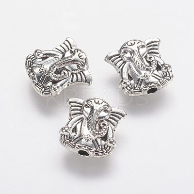 Tibetan Style Alloy Beads PALLOY-F202-27AS-1