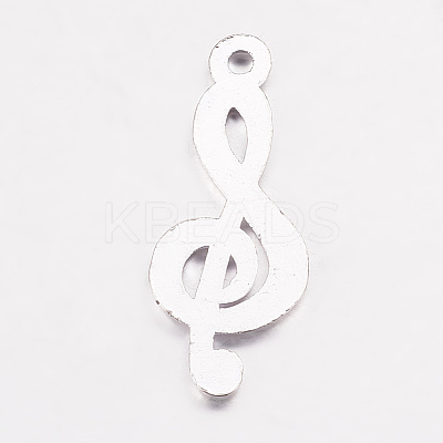 Treble Clef Pendants TIBEP-R315-S-LF-1