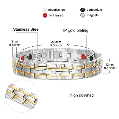 Stainless Steel Watch Band Bracelets JB649B-1