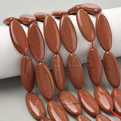 Synthetic Goldstone Beads Strands G-B078-E14-01B-1