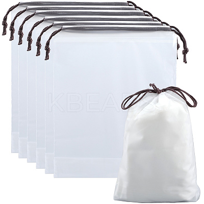 10Pcs PE Velvet Drawstring Storage Bags ABAG-SP0001-34B-1