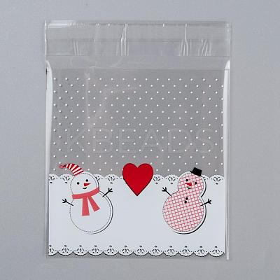 Happy Christmas Cookie Candy Bread Packaging Bags PE-L003-02-1