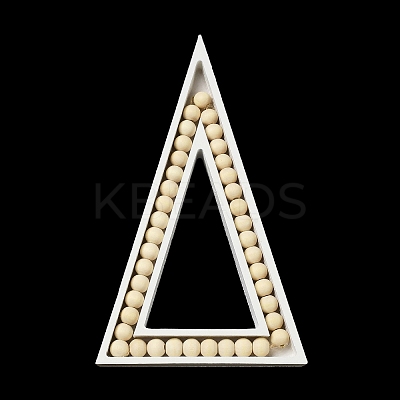 Christmas Wood Triangle Figurines LS-DJEW-A012-02B-1