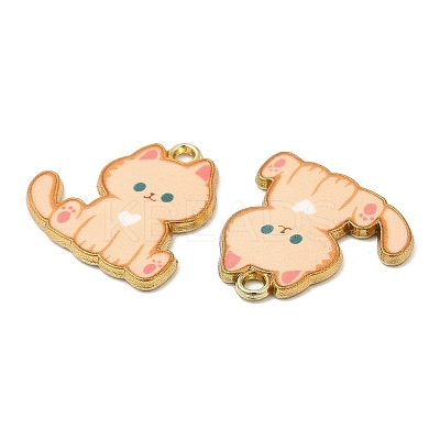 Alloy Enamel Pendants FIND-C037-20G-02-1
