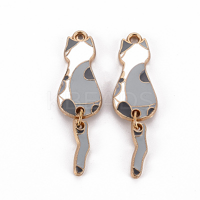 Eco-Friendly Alloy Enamel Pendants LS-X-ENAM-T011-84D-NR-1