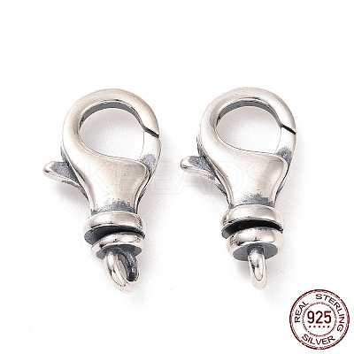925 Sterling Silver Swivel Clasps STER-D036-08AS-1