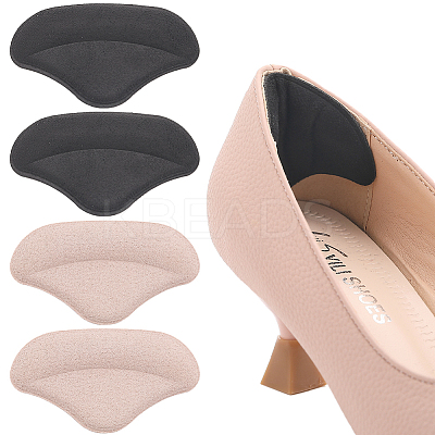 6 Pairs 2 Colors Cotton Anti-Wear Heel Grips FIND-GF0005-49-1
