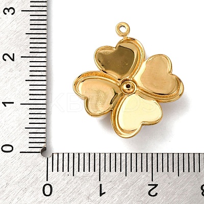 304 Stainless Steel Rhinestone Pendants STAS-L299-03G-1