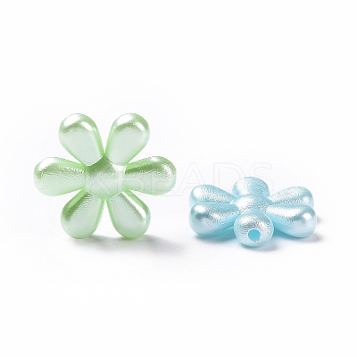 Imitation Pearl Acrylic Beads OACR-E013-25-1