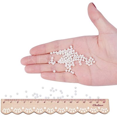 Eco-Friendly Dyed Glass Pearl Round Beads HY-PH0001-3mm-RB011-1