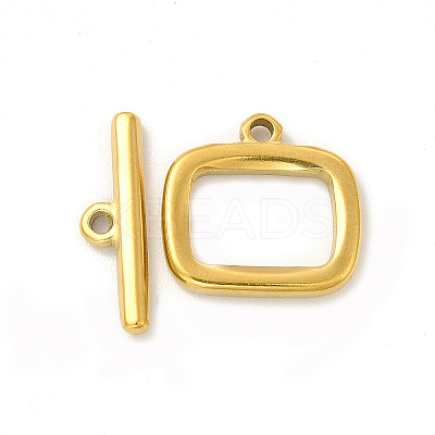 Ion Plating(IP) 304 Stainless Steel Toggle Clasps STAS-F290-02G-1
