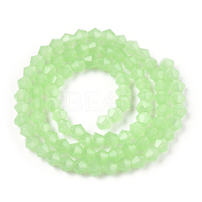 Faceted Bicone Opal Beads Strands LS-EGLA-P017-01A-1