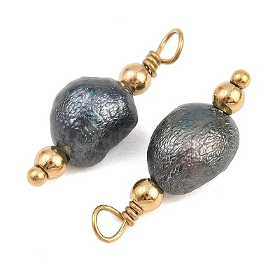 Dyed Natural Baroque Keshi Pearl Pendants PA-CBA0A45-08G-1