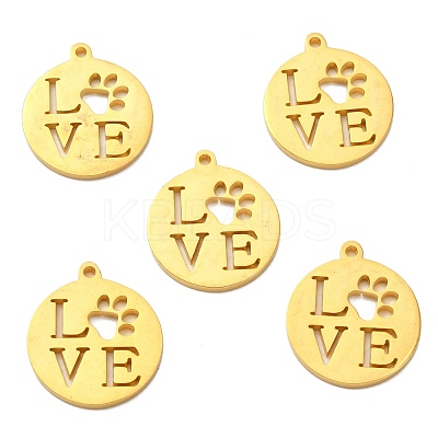 304 Stainless Steel Pendants X-STAS-F231-038G-A-1